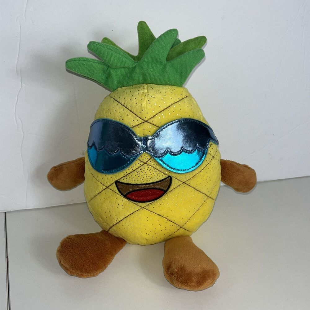 Cute & Cuddly 11” Plush Kawaii Pineapple Tree Sun Kissed Summer Fun Tropics Doll